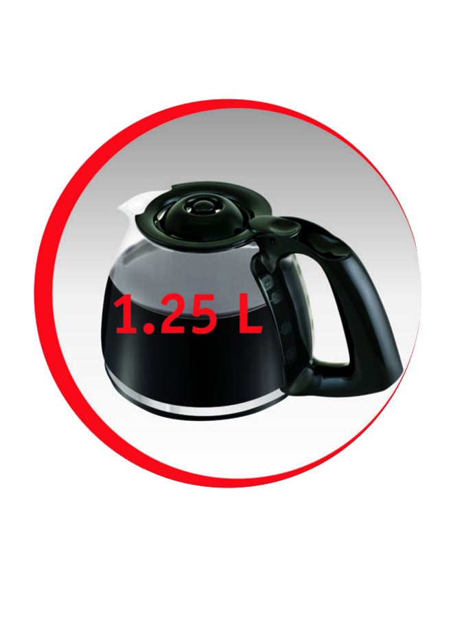 Coffee Machine 1.25 L FG370827 Black/Silver