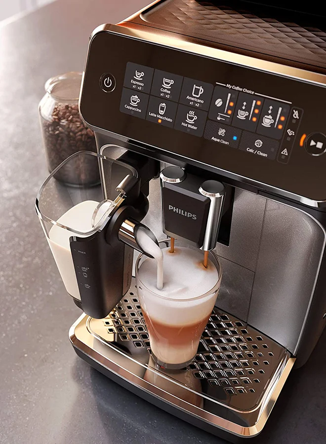 Philips Series 3200 Fully Automatic Espresso Machine, 15 Bar 1.8 L 1500 W EP3246/70/73 Black/Silver