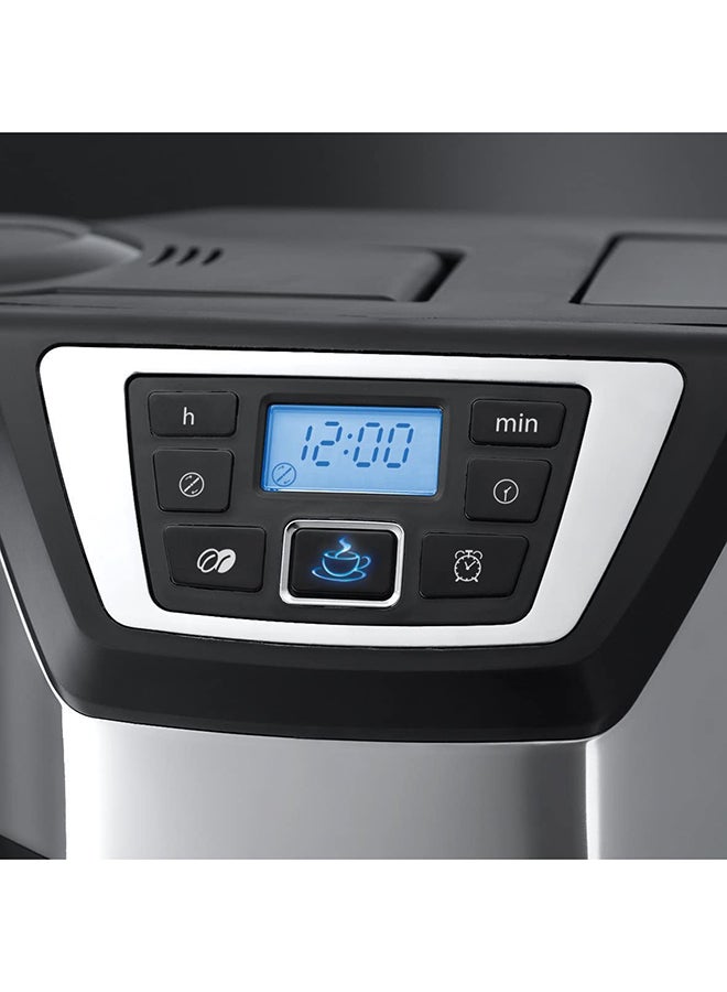 Russell Hobbs Chester Grind And Brew Coffee Machine 1025 W 22000-56 Black/Silver/Clear  - Image 3