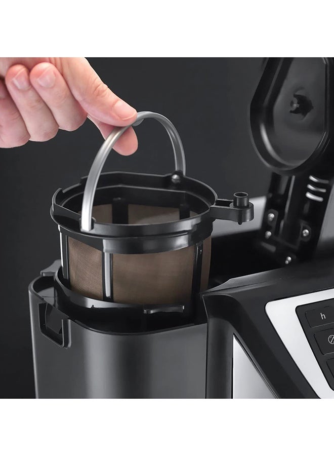 Russell Hobbs - Chester Grind And Brew Coffee Machine 1025 W 22000-56 Black/Silver/Clear - Image 1
