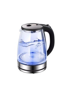 Generic Glass Electric Kettle 1.7 L 1500 W H32093 Clear/Silver/Black  - Image 2
