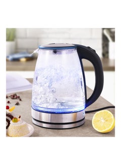 Generic Glass Electric Kettle 1.7 L 1500 W H32093 Clear/Silver/Black  - Image 3