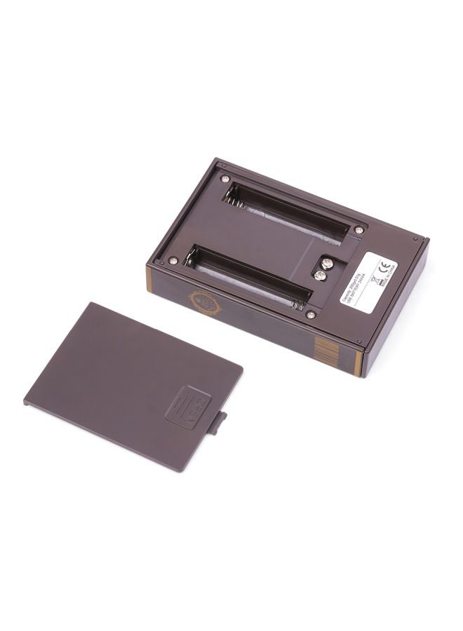 Digital Pocket Scale Brown/Silver 10x6x2cm  - Image 2
