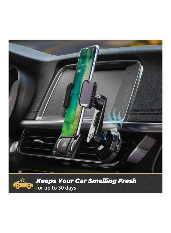 Scosche Fresche Freeflow Car Air Vent Mount Black/Blue/Clear - Image 3