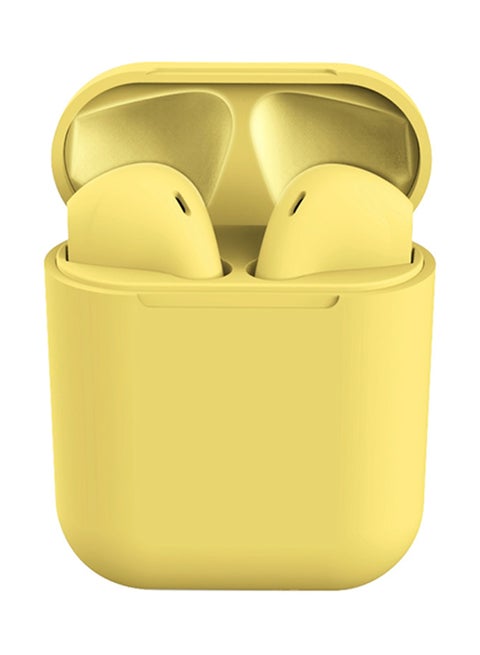 Inpods 12 TWS BT Wireless In-Ear Headphone With Charge Box Yellow