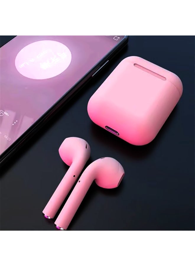 Generic - Inpods 12 TWS BT Wireless In-Ear Headphone With Charge Box Pink - Image 1
