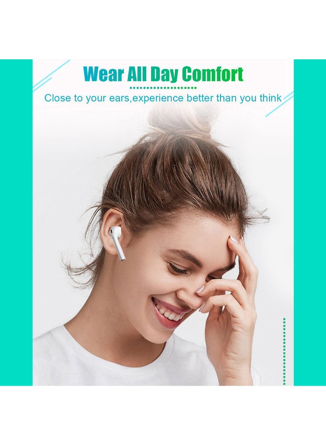 Generic - i15 TWS BT 5.0 Wireless Noise Reduction In-Ear Headphones With Charge Box White - Image 1