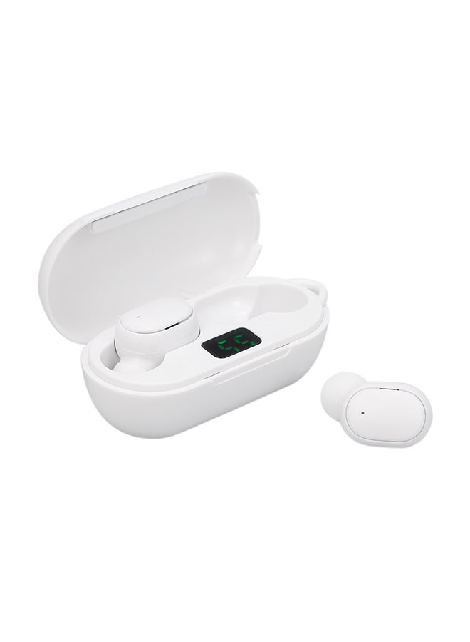 Generic - TWS BT Wireless In-Ear Earbud With Digital Display Charging Case White - Image 1