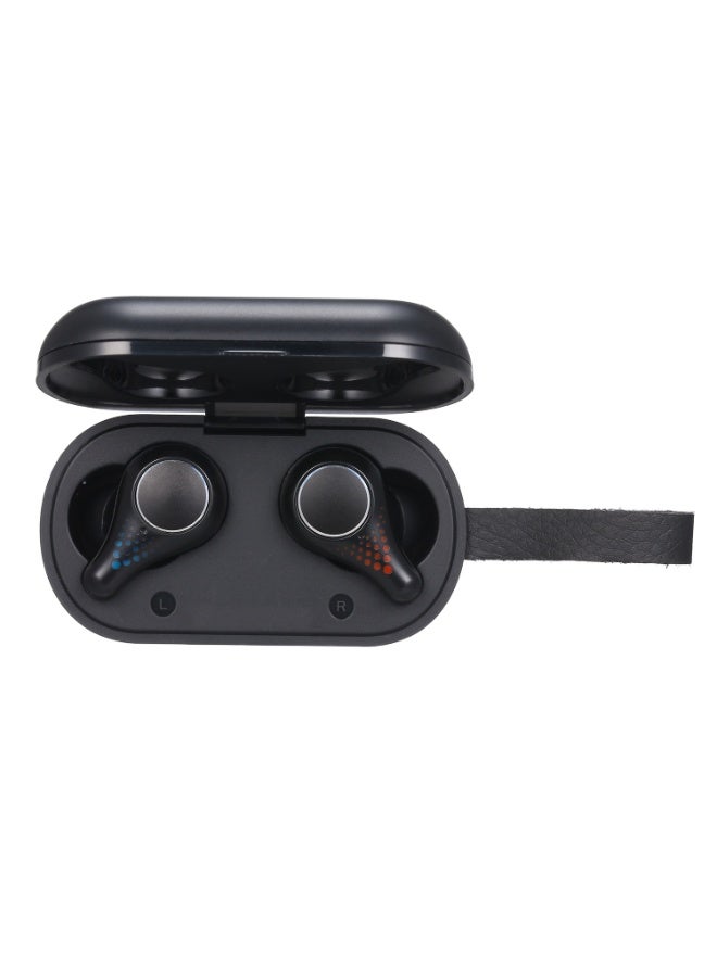 Generic - TWS BT 5.0 Wireless In-Ear Earbuds With LED Battery Display Charging Case Black - Image 1