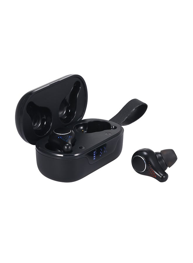 Generic - TWS BT 5.0 Wireless In-Ear Earbuds With LED Battery Display Charging Case Black - Image 1