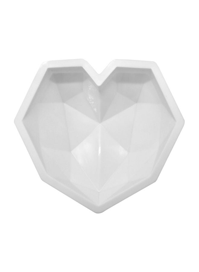 Heart Shaped Mousse Pastry Cake Mold White 20x20x5cm - Image 2