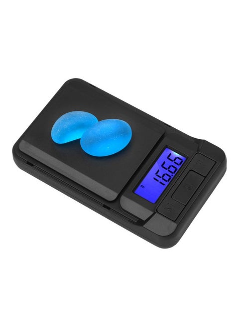 Digital Pocket Scale Black 11x6.2x2.3centimeter