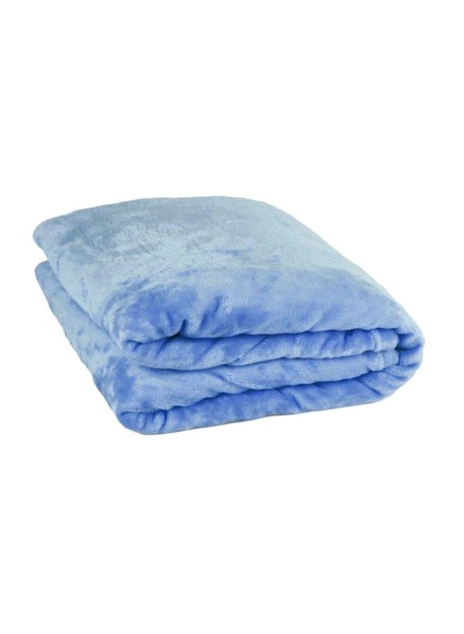 Super Soft Stylish Blanket Polyester Blue L