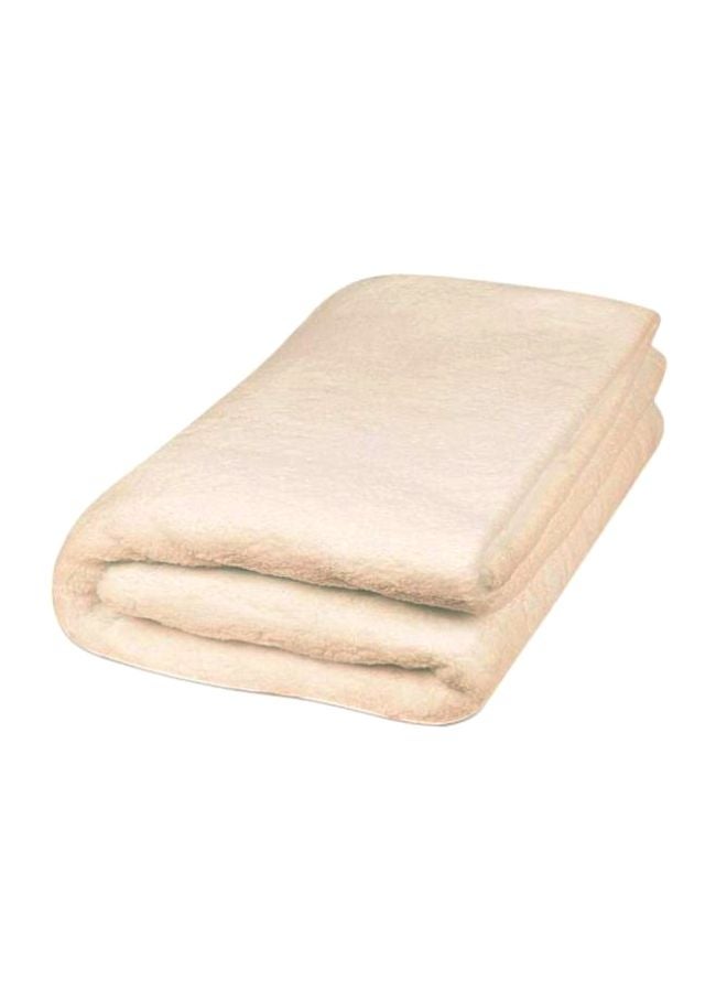 Mintra Super Soft Stylish Blanket polyester Cream L - Image 1