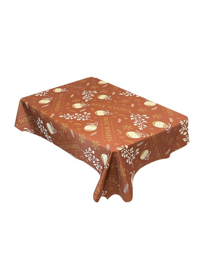Microfiber Dust-Proof Table Cover Brown 38x25x1cm - Image 1