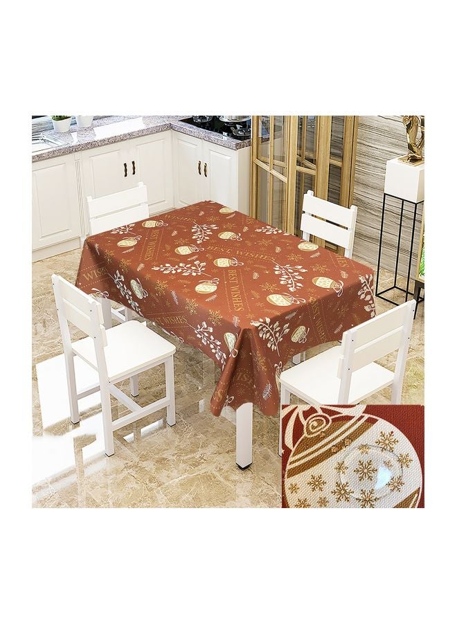 Microfiber Dust-Proof Table Cover Brown 38x25x1cm - Image 2