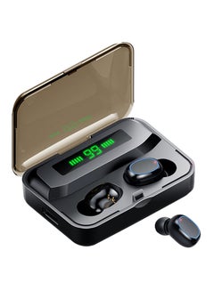 A1S TWS BT Wireless In-Ear Earbud With Digital Display Charging Box Black