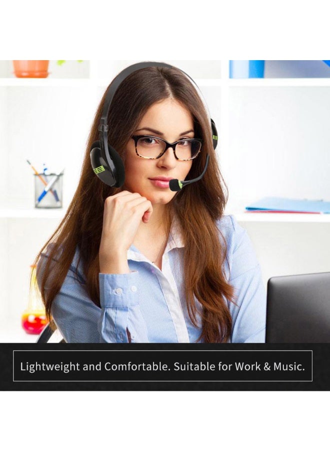 USB Gaming Headset With Mic Wired Stereo Headphones - Image 3