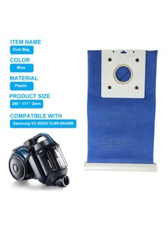 Generic Replacement Vacuum Cleaner Dust Bag Blue/White 29.0x17.5x0.5centimeter  - Image 3