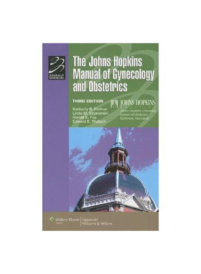 Johns Hopkins Manual Of Gynecology Paperback English by Johns Hopkins University - 38852 
