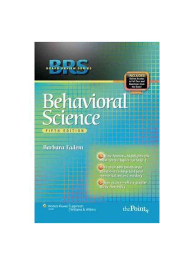 Behavioral Science Paperback English by Barbara Fadem 