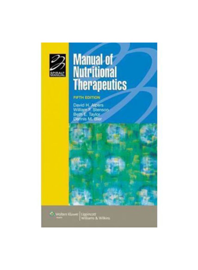 Manual of Nutritional Therapeutics Paperback English by Alpers, David - 39514 