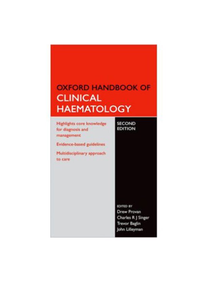 Oxford Handbook of Clinical Haematology Flexi Bound English by Provan, Drew - 37987 