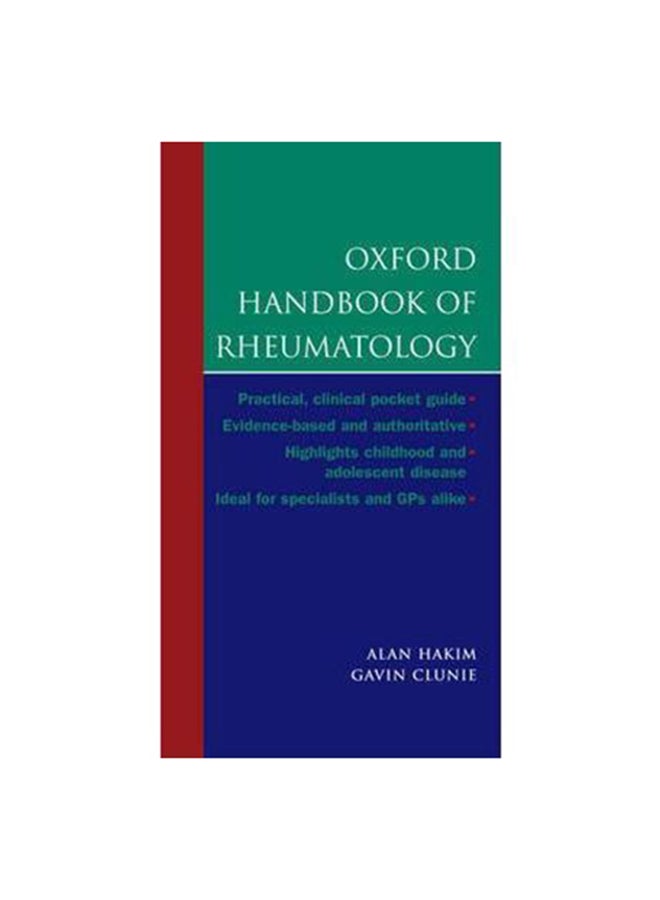 Oxford Handbook of Rheumatology Flexi Bound English by Hakim, Alan 