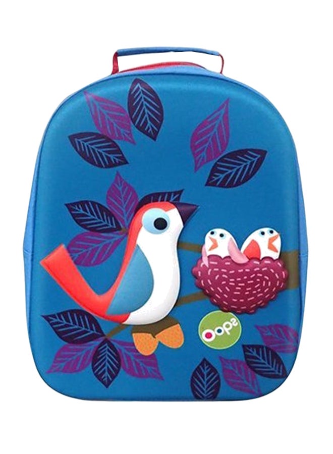 Oops Bird Happy Kids Backpack Blue  - Image 1