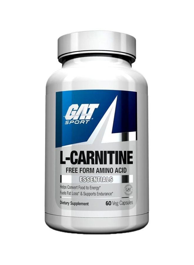 GAT L-Carnitine 60 Capsules Fat Loss & Support Endurance 