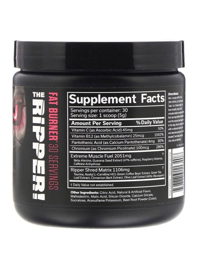 The Ripper Fat Burner, Raspberry Lemonade - 30 Servings