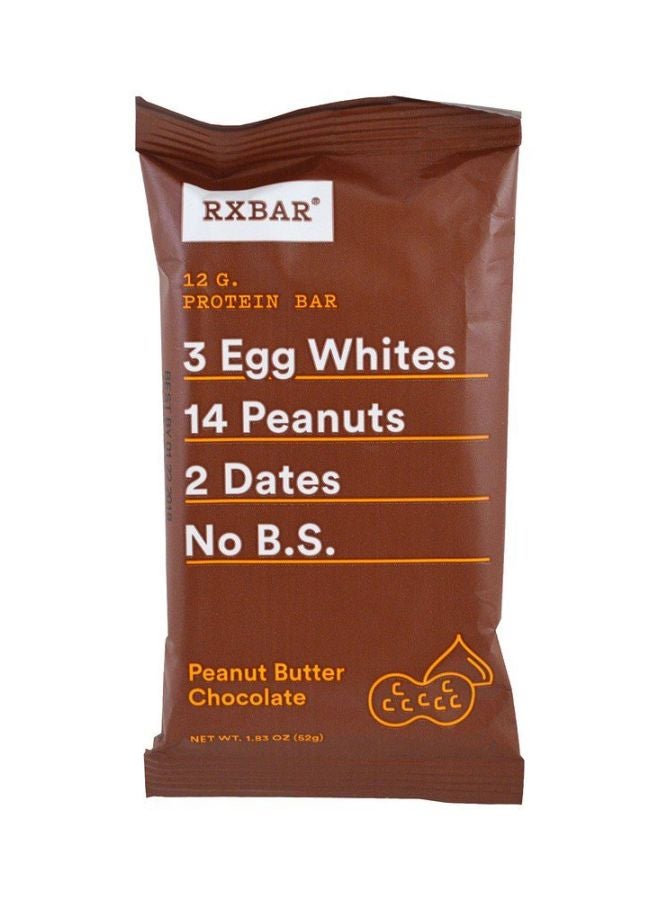 بي إكس بار مجموعة ألواح بروتين مكونة من 12 قطعة - بنكهة الشوكولاتة وزبدة الفول السوداني - Image 4