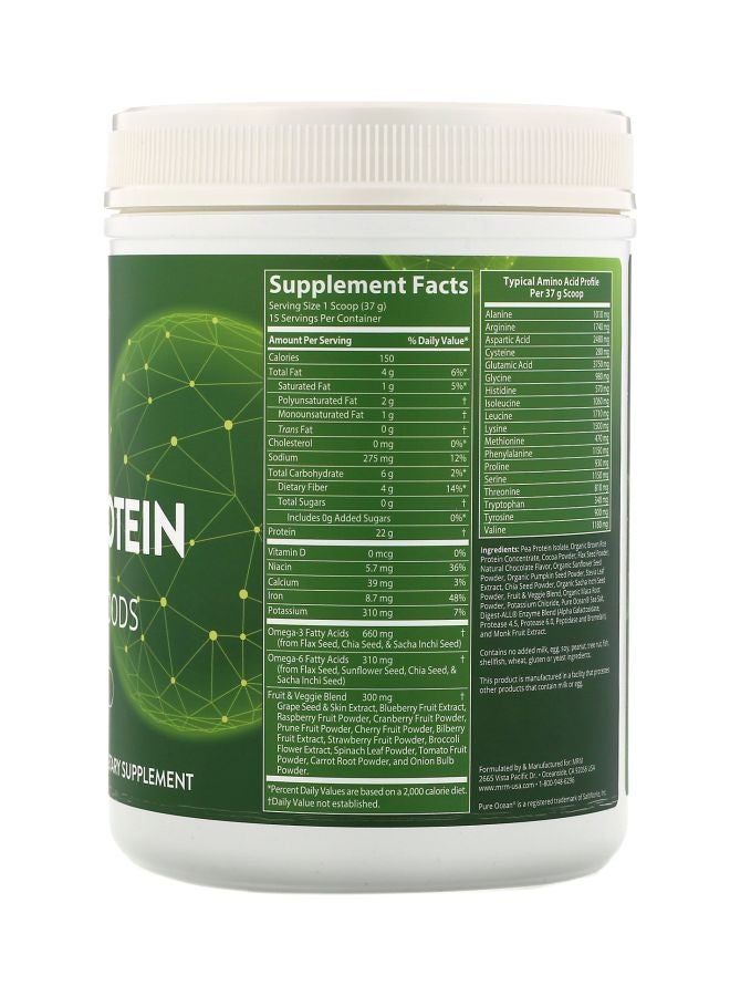 MRM Nutrition Veggie Protein With Superfoods Dietary Supplement - Chocolate - Image 4