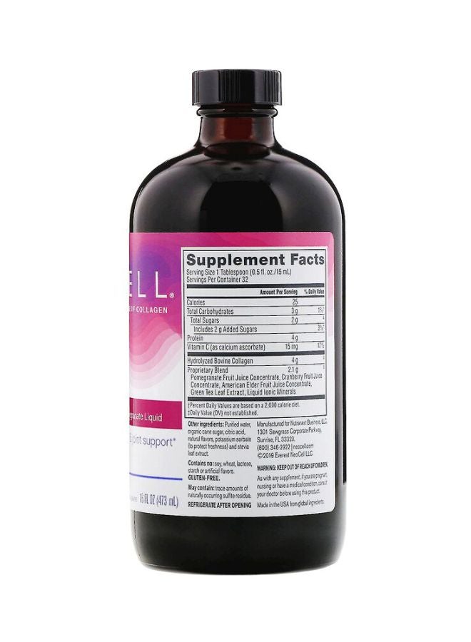 NEOCELL Collagen + C Pomegranate Liquid Dietary Supplement  - Image 2