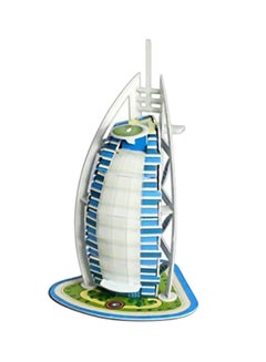 17-Piece Burj Al Arab 3D Puzzle i11113 12x13x22centimeter