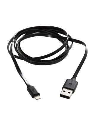 2.4A High Tech Ultra Fast MFi Certified Flat Charging Cable For Apple iPhone/iPod/iPad/iPhone X/ XR/11/11 Pro/11 Pro Max Black - v1592292193/N11412085A_1