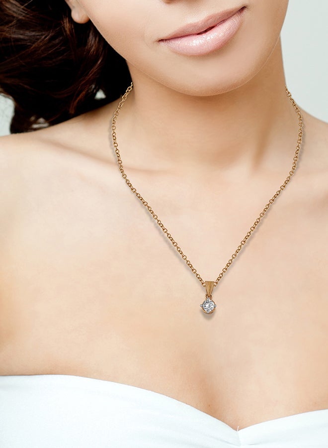 STARGEMS - 0.44 Ct Diamond Solitaire Pendant - Image 1