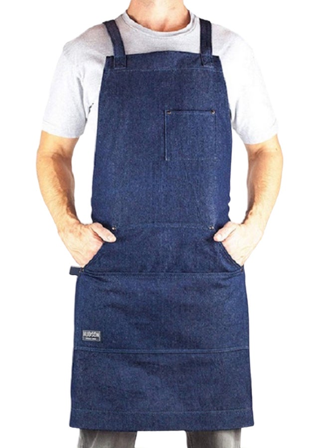 Thermal Insulation Kitchen Apron Blue 27 x 34inch 