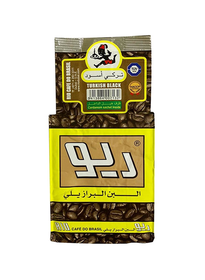 RIO CAFE DO BRASIL - Turkish Black Coffee Powder 225grams Pack of 24 - Image 1