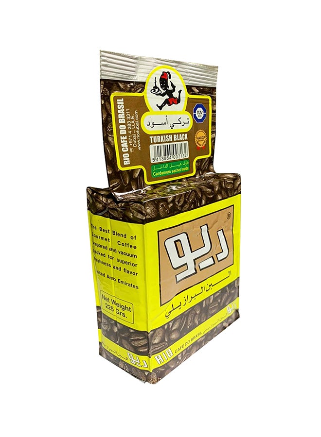 RIO CAFE DO BRASIL - Turkish Black Coffee Powder 225grams Pack of 24 - Image 1