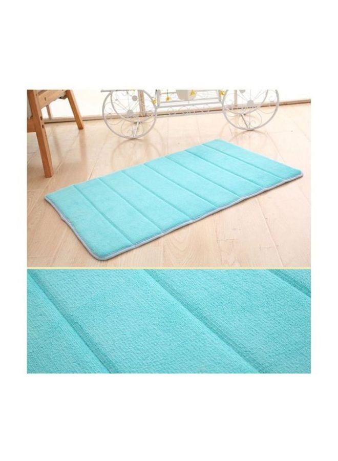 Generic Coral Fleece Door Mat Light Blue 50x80cm  - Image 2