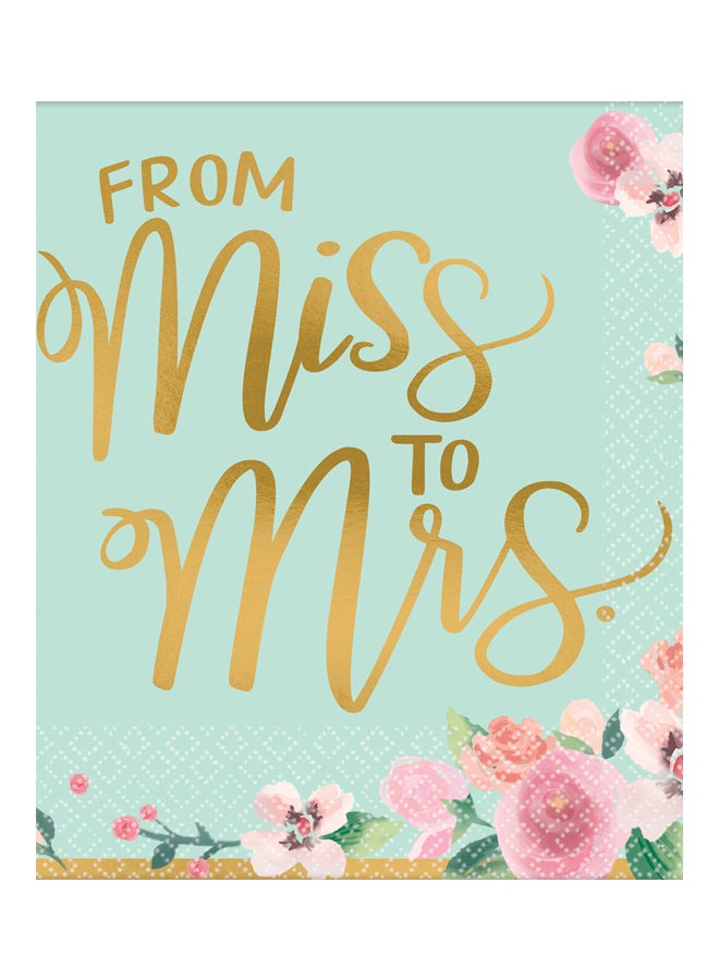 Amscan Set Of 16 Party Napkins 528cm - Image 2