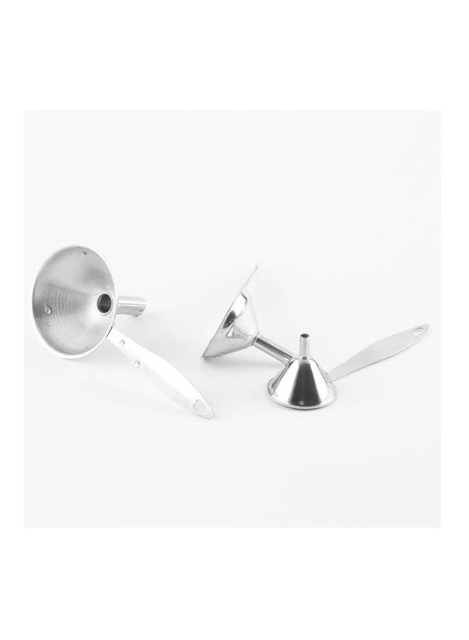 3-Piece Stainless Steel Canning Jar Funnel Silver Large Funnel 3x0.5, Medium Funnel 2.2x0.4, Small Funnel 1.8x0.28inch  - Image 5