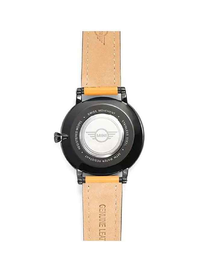 Mini Cooper Men's Water Resistant Analog Watch 160907 - 38 mm - Orange - Image 2