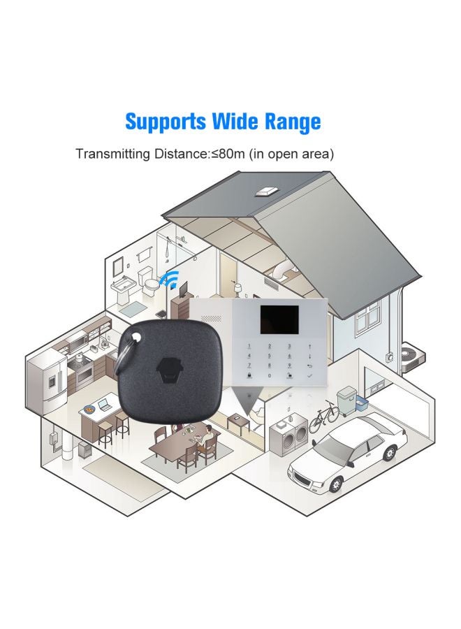 Chuango 2-Piece TAG-26 315MHz Wireless RFID Key Tag For G5 Security Alarm System Black - Image 5