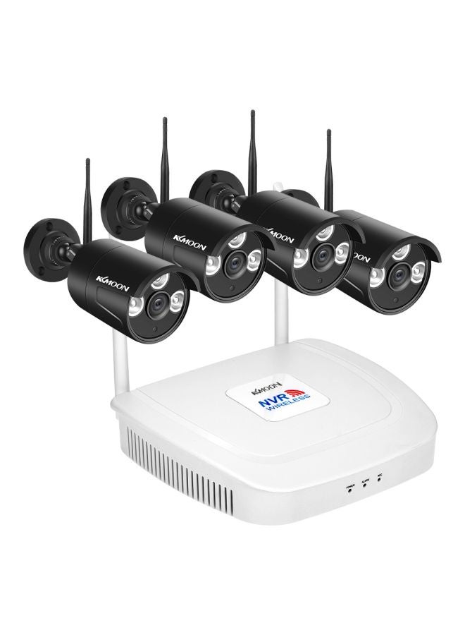 Generic - 4-Channel Wireless NVR Kit With US Plug - Image 1