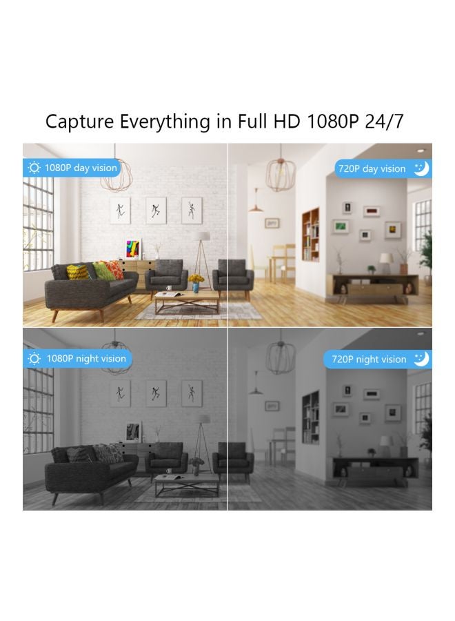 Generic - 4-Channel Wireless NVR Kit With US Plug - Image 1