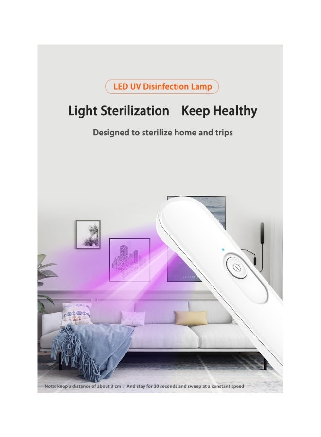 Influence Germany - Ultraviolet Disinfection UV Sanitizer and Sterilizer Lamp White 13x3.5x2.2centimeter - Image 1