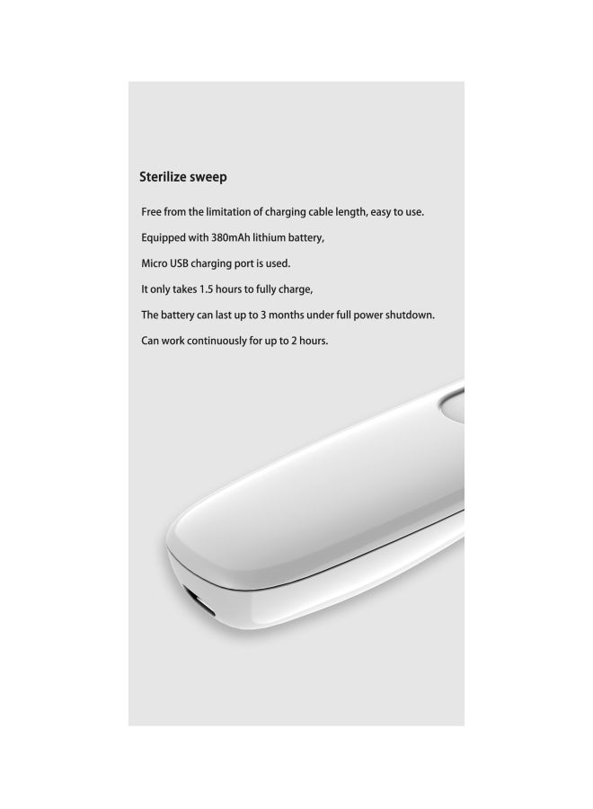 Influence Germany - Ultraviolet Disinfection UV Sanitizer and Sterilizer Lamp White 13x3.5x2.2centimeter - Image 1