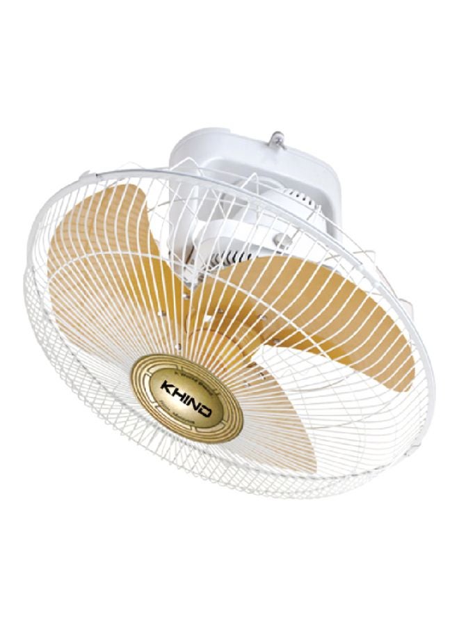 KHIND 2-Piece Auto Fans AF1603 White/Gold 